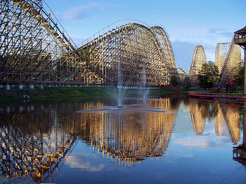 rollercoaster reflection