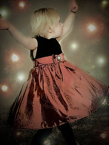 twirling girl