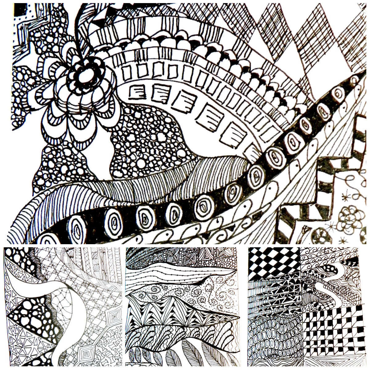 Wordless Wednesday 6 Zen Doodles Sheryl O'Bryan